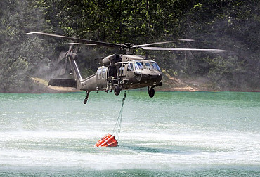 Slovak Black Hawks are not only intervening in our country, but recently they also helped in Slovenia