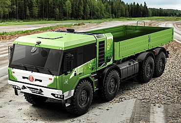 The new Tatra Force e-Drive Hybrid will be used in the civilian sector and by security forces