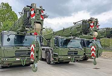 MANITOWOC - Grove mobile cranes strengthen the logistical interoperability of the Czech Armed Forces within NATO