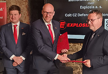 Major news for the Czech Republic’s defence industry: Colt and Explosia have signed a memorandum of cooperation
